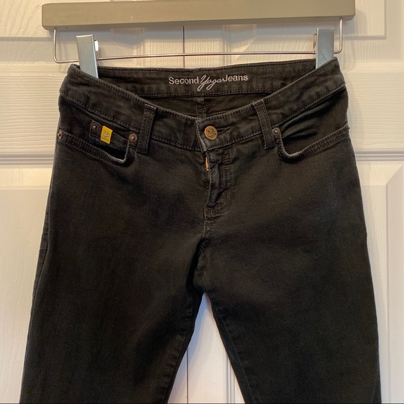 Second Yoga black Straight Leg Jean - Picture 3 of 5
